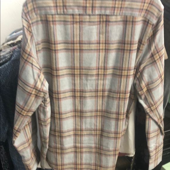 Treasure & Bond Gray and Yellow Casual Button Down Shirt - Picture 6 of 6